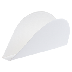 Image RÉCIPIENTS POUR TACOS 'THEPACK' 220 G/M2 15x2x7 CM BLANC CARTON ONDULÉ NANO-MICRO (1200 UNITÉ) #1