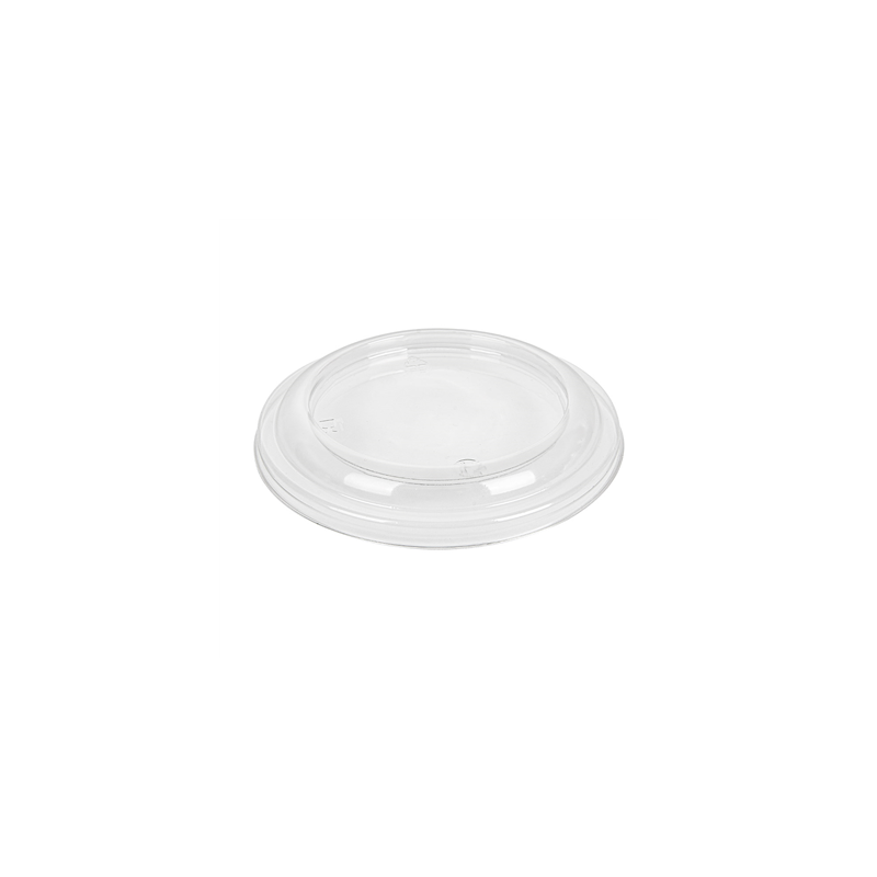 COUVERCLES BAS POUR POTS 260.48/49/50  Ø 10,2x1,3 CM TRANSPARENT RPET (60 UNITÉ)