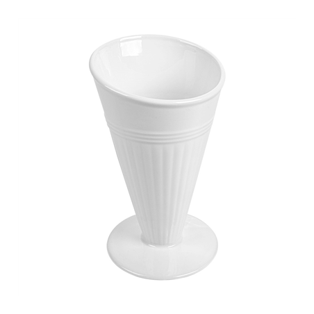 Image GOBELETS POUR FRITURES  Ø11,8x19,8 CM BLANC PORCELAINE (6 UNITÉ) #1