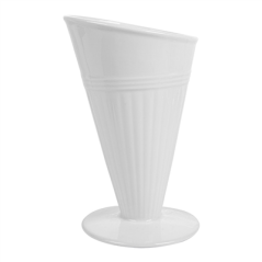GOBELETS POUR FRITURES Ø11,8x19,8 CM BLANC PORCELAINE (6 UNITÉ)