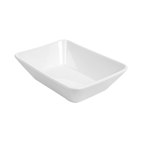 Image PANIERS À FRIRE S  13,5x9,4x3,2 CM BLANC PORCELAINE (6 UNITÉ) #1