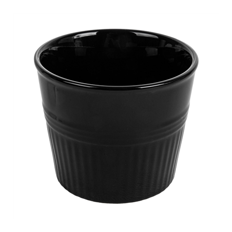 Image GOBELETS POUR FRITURES  Ø10,3x9 CM NOIR PORCELAINE (6 UNITÉ) #1