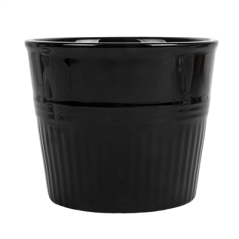 GOBELETS POUR FRITURES Ø10,3x9 CM NOIR PORCELAINE (6 UNITÉ)
