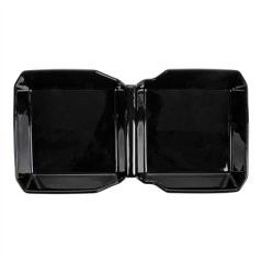Image BURGER BOX  26x13,7x3,4 CM NOIR PORCELAINE (6 UNITÉ) #3