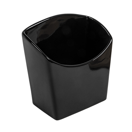 Image BOÎTES À FRITES S  12,4x6,5x12,7 CM NOIR PORCELAINE (6 UNITÉ) #1