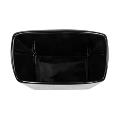Image BOÎTES À FRITES S  12,4x6,5x12,7 CM NOIR PORCELAINE (6 UNITÉ) #3