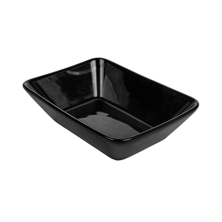 Image PANIERS À FRIRE S  13,5x9,4x3,2 CM NOIR PORCELAINE (6 UNITÉ) #1