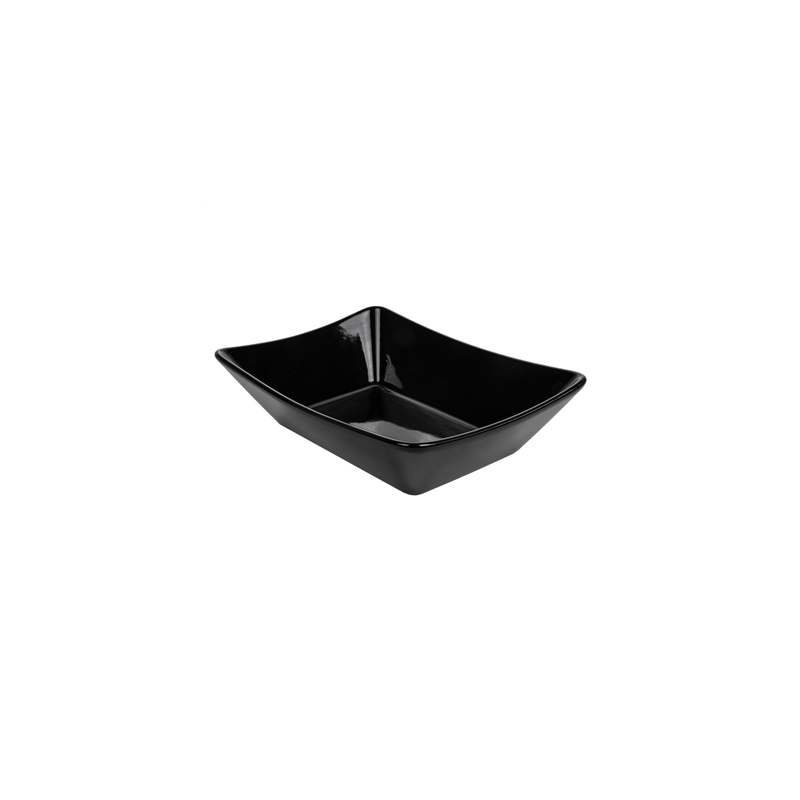 PANIERS À FRIRE L  19,3x13,3x4,8 CM NOIR PORCELAINE (6 UNITÉ)