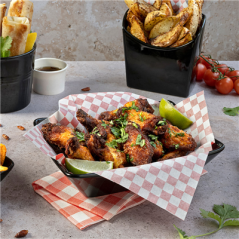 Image PANIERS À FRIRE L  19,3x13,3x4,8 CM NOIR PORCELAINE (6 UNITÉ) #4