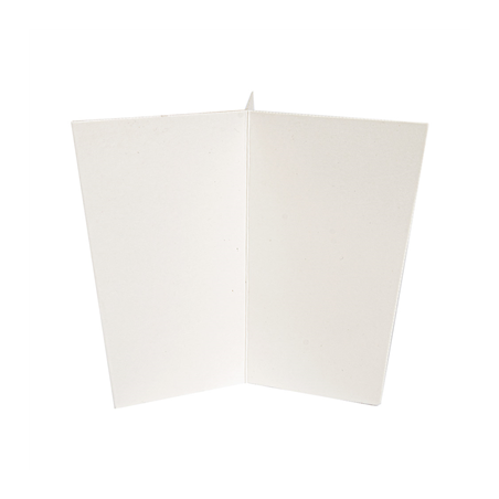 INTERCALAIRE 3 COMPART.  260 + 36 PE G/M2 Ø12,7/10,4x8,5 CM BLANC CARTON (500 UNITÉ)