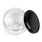 Image POT AVEC COUVERCLE 250 ML Ø10x6,5 CM TRANSPARENT PET (154 UNITÉ) #3