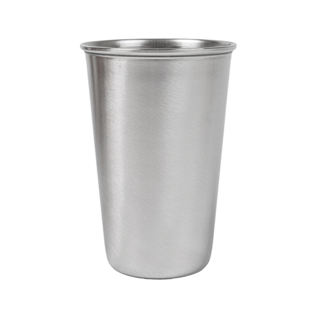 GOBELETS 'ARTINOX' 350 ML Ø 8x11 CM ARGENTE INOX (12 UNITÉ)