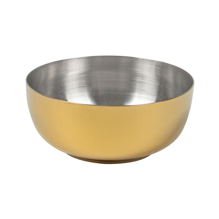 Image BOL 'ARTINOX' 135 ML Ø 7,5x2,6 CM DORE INOX (6 UNITÉ) #1