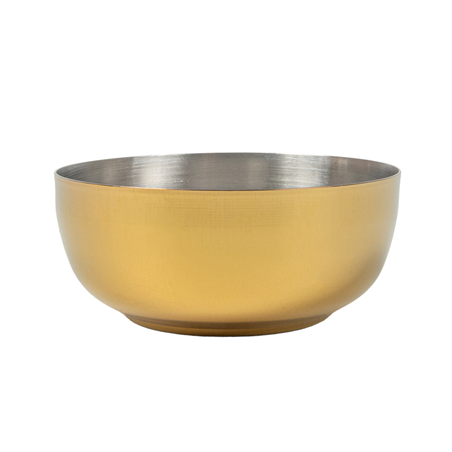 BOL 'ARTINOX' 135 ML Ø 7,5x2,6 CM DORE INOX (6 UNITÉ)