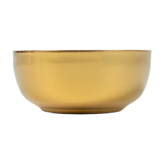 Image BOL 'ARTINOX' 135 ML Ø 7,5x2,6 CM DORE INOX (6 UNITÉ) #3