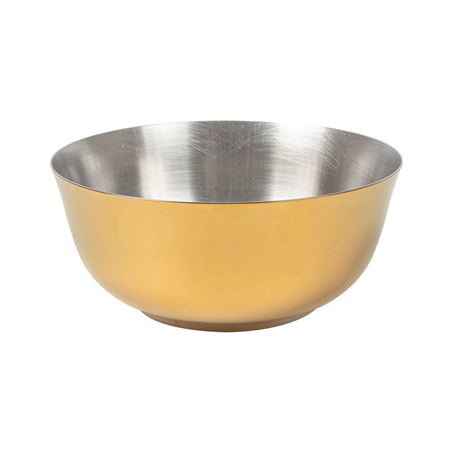 Image BOL 'ARTINOX' 284 ML Ø 10,5x4,8 CM DORE INOX (6 UNITÉ) #1