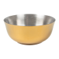 Image BOL 'ARTINOX' 284 ML Ø 10,5x4,8 CM DORE INOX (6 UNITÉ) #1