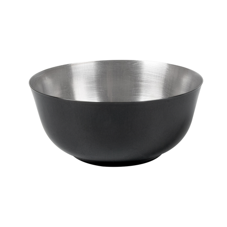 Image BOL 'ARTINOX' 284 ML Ø 10,5x4,8 CM NOIR INOX (6 UNITÉ) #1