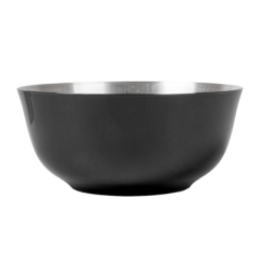 BOL 'ARTINOX' 284 ML Ø 10,5x4,8 CM NOIR INOX (6 UNITÉ)