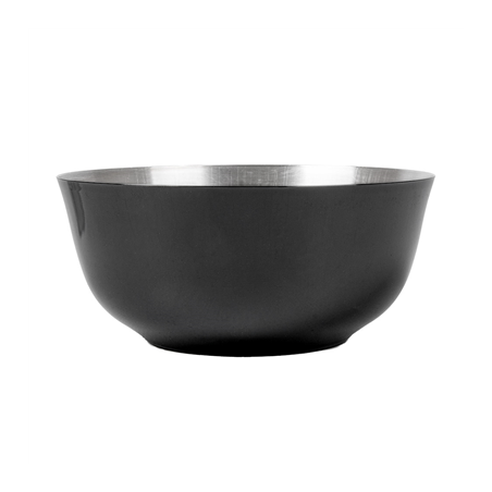 BOL 'ARTINOX' 284 ML Ø 10,5x4,8 CM NOIR INOX (6 UNITÉ)