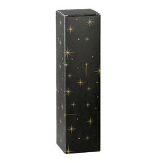 Image COFFRETS 1 BOUTEILLE 'CONSTELLATION'  34x9x9 CM NOIR CARTON (50 UNITÉ) #1