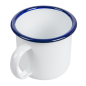 Image TASSES 'ENAMELWARE' 350 ML Ø 8x8 CM BLANC ACIER ÉMAILLÉ (6 UNITÉ) #4