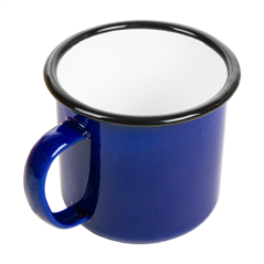 Image TASSES 'ENAMELWARE' 350 ML Ø 8x8 CM BLEU ACIER ÉMAILLÉ (6 UNITÉ) #4