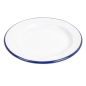Image ASSIETTES PLATES 'ENAMELWARE'  Ø 18x1,7 CM BLANC ACIER ÉMAILLÉ (6 UNITÉ) #3