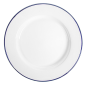 ASSIETTES PLATES 'ENAMELWARE' Ø 25,5x2 CM BLANC ACIER ÉMAILLÉ (6 UNITÉ) Image ASSIETTES PLATES 'ENAMELWARE' Ø 25,5x2 CM BLANC ACIER ÉMAILLÉ (6 UNITÉ) #1