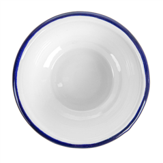 Image BOLS 'ENAMELWARE' 300 ML Ø 11,5x5 CM BLANC ACIER ÉMAILLÉ (6 UNITÉ) #3