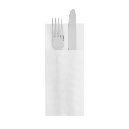 Image SERVIETTES "CANGURITO"  55 G/M2 33x40 CM BLANC AIRLAID (700 UNITÉ) #1