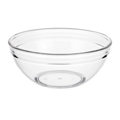Image POTS SALADIERS 990 ML Ø 16,8/7,2x7 CM TRANSPARENT POLYCARBONATE (10 UNITÉ) #1