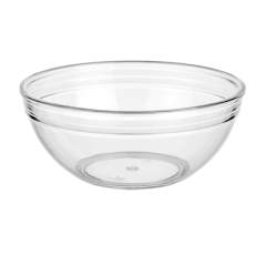 Image POTS SALADIERS 470 ML Ø 13/6x5,5 CM TRANSPARENT POLYCARBONATE (10 UNITÉ) #1