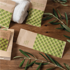 Image PEIGNES EN SACHETS KRAFT 'NATURAL'  12,5x2,8 CM BEIGE PP (250 UNITÉ) #3