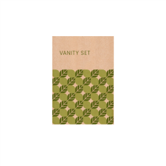 Image VANITY SET EN SACHET KRAFT 'NATURAL'  6x10,5 CM (250 UNITÉ) #1