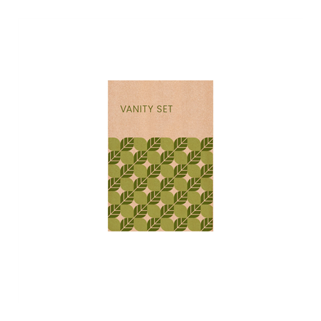 Image VANITY SET EN SACHET KRAFT 'NATURAL'  6x10,5 CM (250 UNITÉ) #1