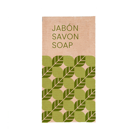 Image SAVONNETTES EN SACHETS KRAFT 'NATURAL' 9 g 5,3x3 CM (1000 UNITÉ) #1