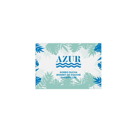 Image BONNETS DOUCHE EN SACHETS BLANC 'AZUR'  6X10,5 CM BLANC PE (250 UNITÉ) #1