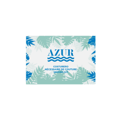 Image KIT DE COUTURE EN SACHET BLANC 'AZUR'  6X10,5 CM (250 UNITÉ) #1