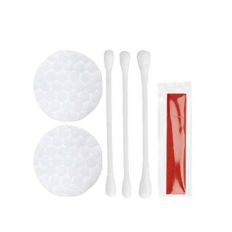 VANITY SET EN SACHET BLANC 'AZUR'  6x10,5 CM (250 UNITÉ)