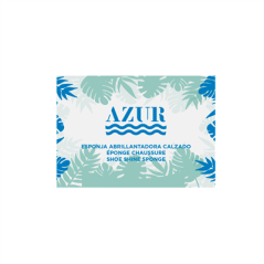 Image ÉPONGES CHAUSSURES EN SACHET BLANC 'AZUR'  5,5x3,5x2,2 CM NOIR (250 UNITÉ) #1