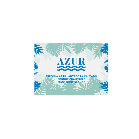 Image ÉPONGES CHAUSSURES EN SACHET BLANC 'AZUR'  5,5x3,5x2,2 CM NOIR (250 UNITÉ) #1