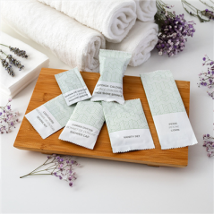 BONNETS DOUCHE EN SACHETS BLANC 'THERAPY' 6X10,5 CM BLANC PE (250 UNITÉ)