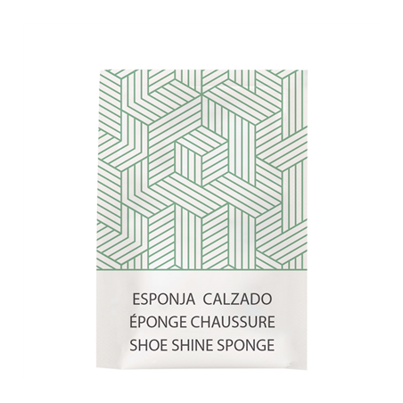 Image ÉPONGES CHAUSSURES EN SACHET BLANC 'THERAPY'  5,5x3,5x2,2 CM NOIR (250 UNITÉ) #1