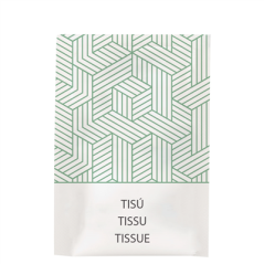 Image 3 MOUCHOIRS EN SACHETS BLANC 'THERAPY' 6X10,5 CM OUATE (250 UNITÉ) #1