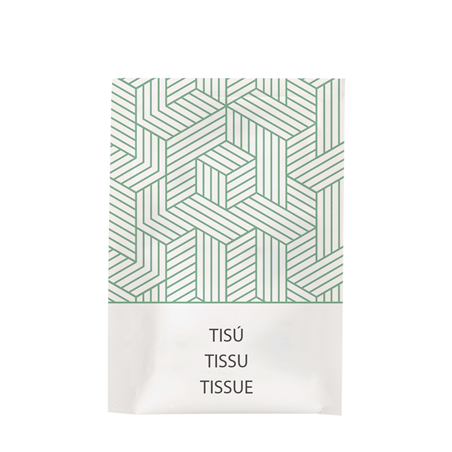 Image 3 MOUCHOIRS EN SACHETS BLANC 'THERAPY'  6X10,5 CM OUATE (250 UNITÉ) #1