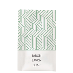 Image SAVONNETTES RONDES EN SACHETS BLANC 'THERAPY' 20 G Ø5,2x1 CM (500 UNITÉ) #1