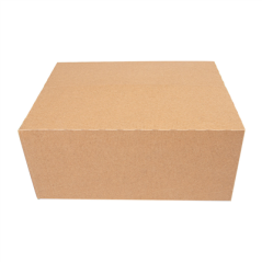 BOÎTES REPAS À EMPORTER 'THEPACK' 5 L 310 G/M2 26x20,5x11,3 CM NATUREL CARTON ONDULÉ NANO-MICRO (150 UNITÉ)