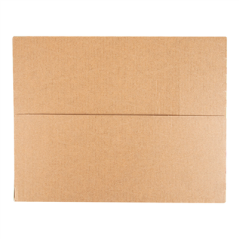 Image BOÎTES REPAS À EMPORTER 'THEPACK' 5 L 310 G/M2 26x20,5x11,3 CM NATUREL CARTON ONDULÉ NANO-MICRO (150 UNITÉ) #3