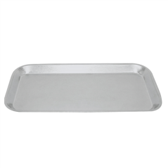 Image PLATEAU DE SERVICE 'ARTINOX' 38x27,5x2 CM ARGENTE INOX (1 UNITÉ) #1